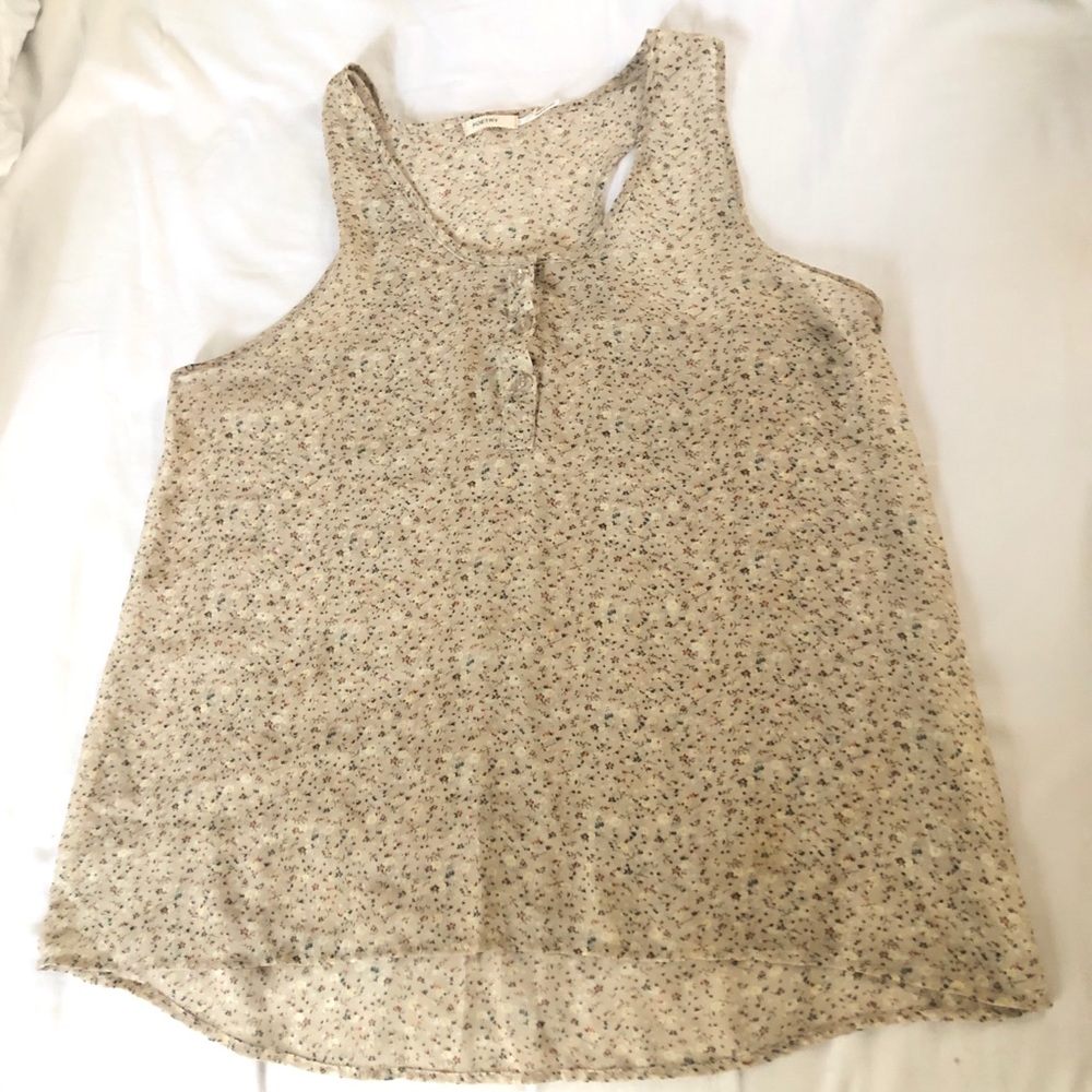 FLORAL FLOWY TANK TOP
